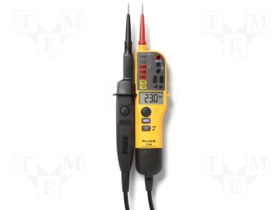 Измервателен уред тестер FLK-T130 Тестер електрически 12 LED LCD 3,5 цифри 6?690VAC 0?400Hz